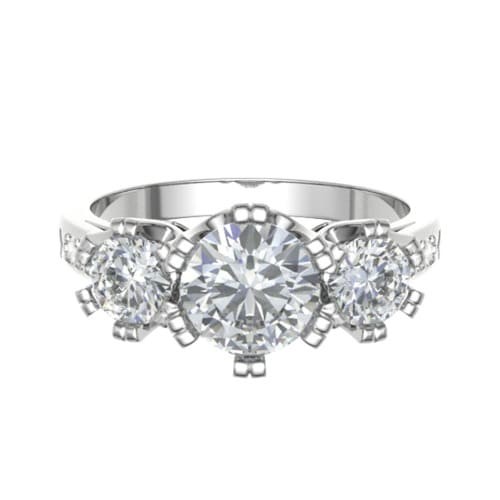 4 Prong 0.30 - 2.00 Carat Natural  Diamond Ring