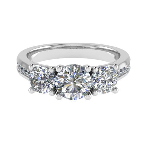 4 Prong 0.25 - 1.00 Carat Natural  Diamond Ring