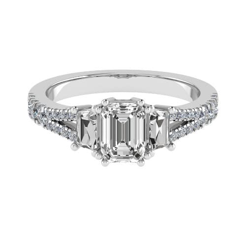 4 Prong 1.00 - 2.50 Carat Natural  Diamond Ring