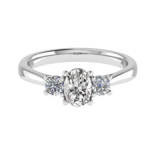 4 Prong Natural  Diamond Ring
