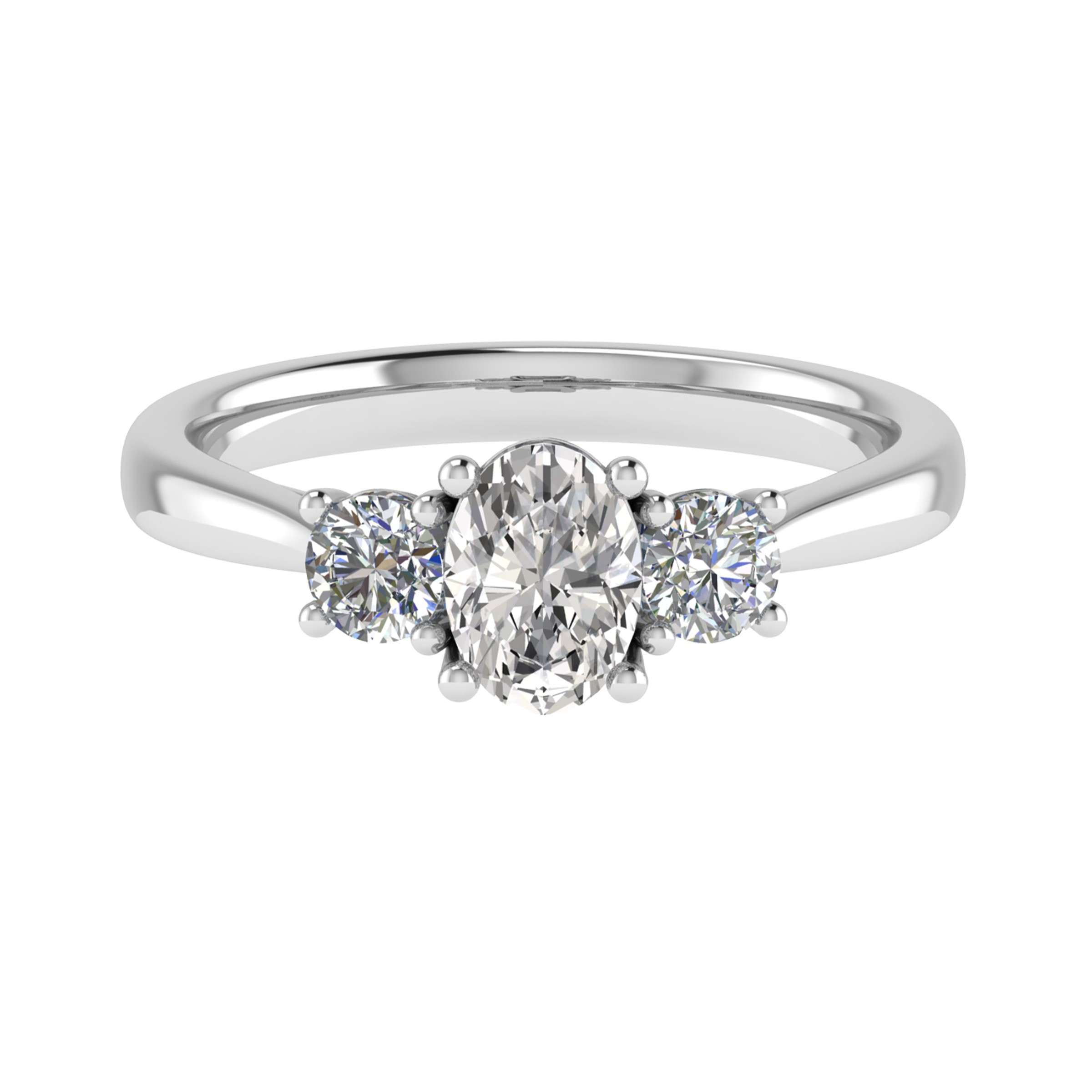 Natural Diamond  Engagement Ring
