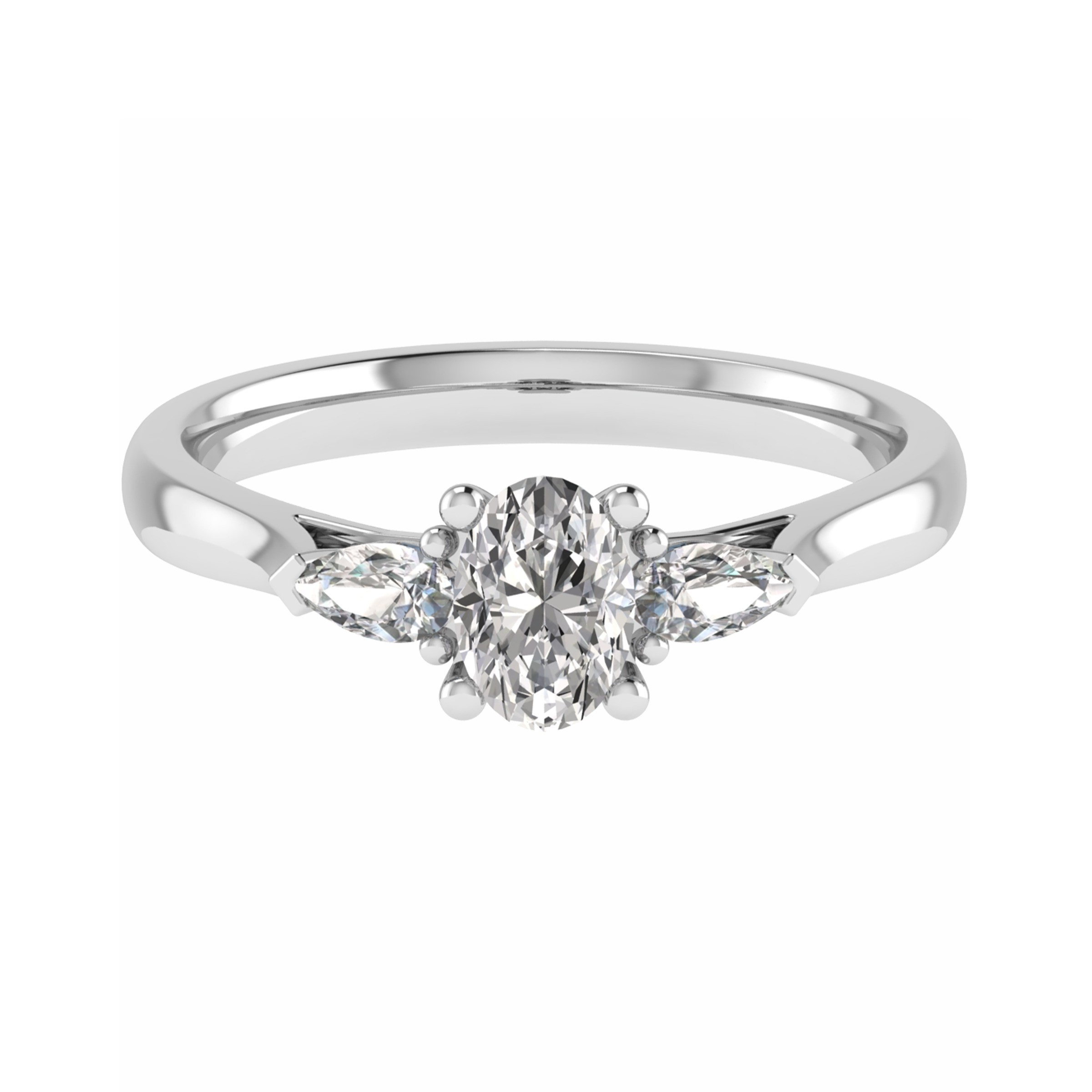 Natural Diamond  Engagement Ring