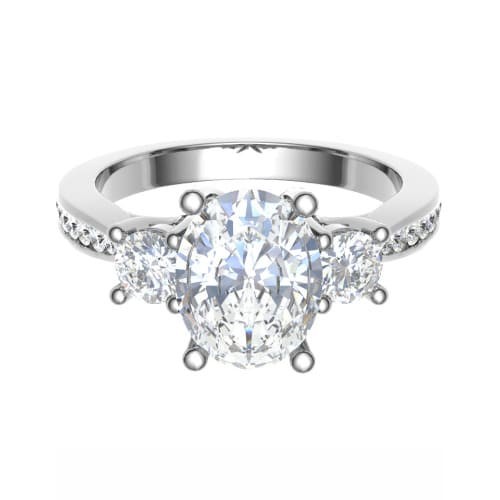 4 Prong Natural  Diamond Ring