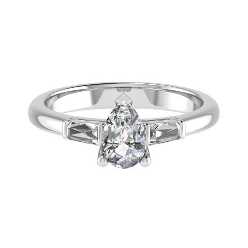 3 Prong Natural  Diamond Ring