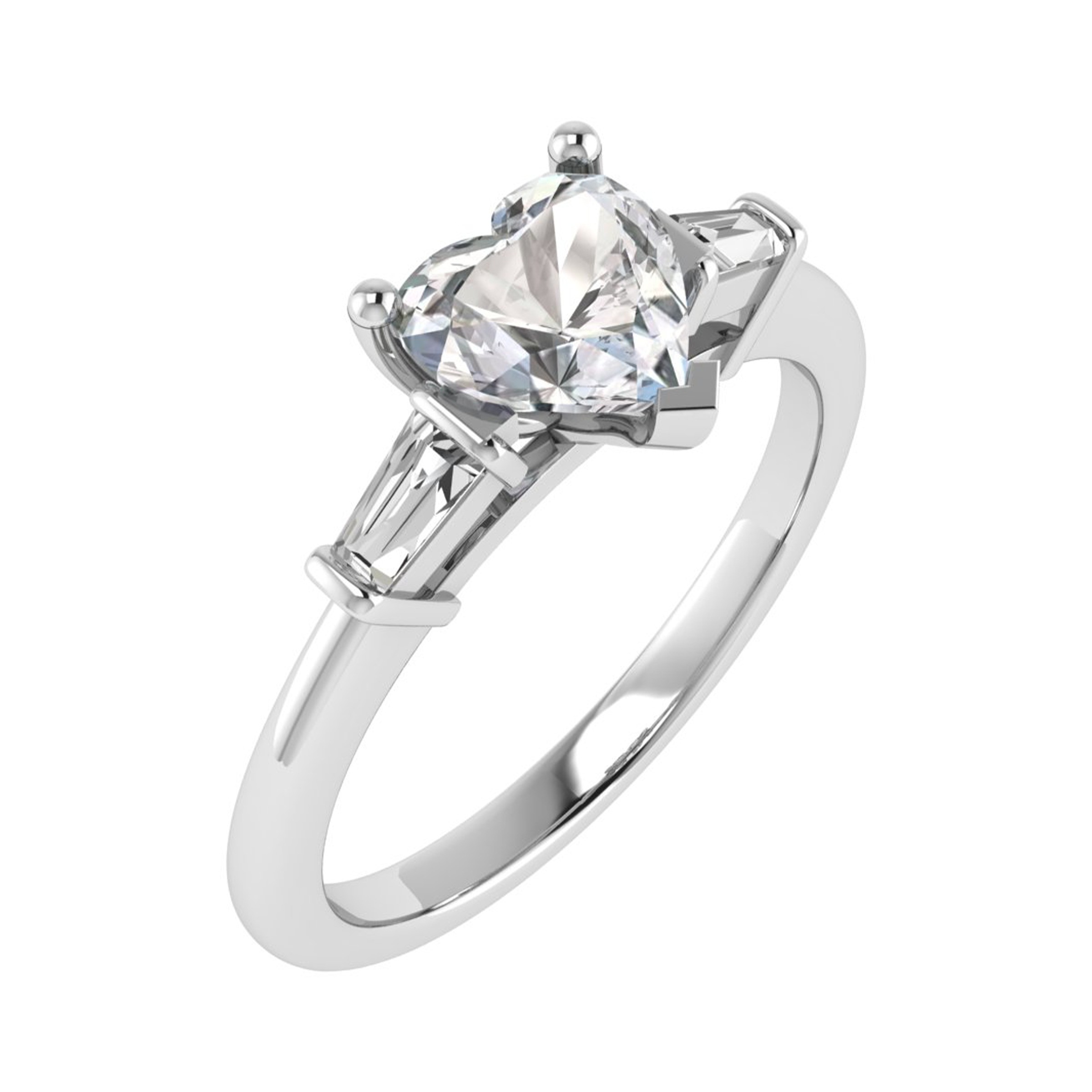 3 Prong Natural  Diamond Ring
