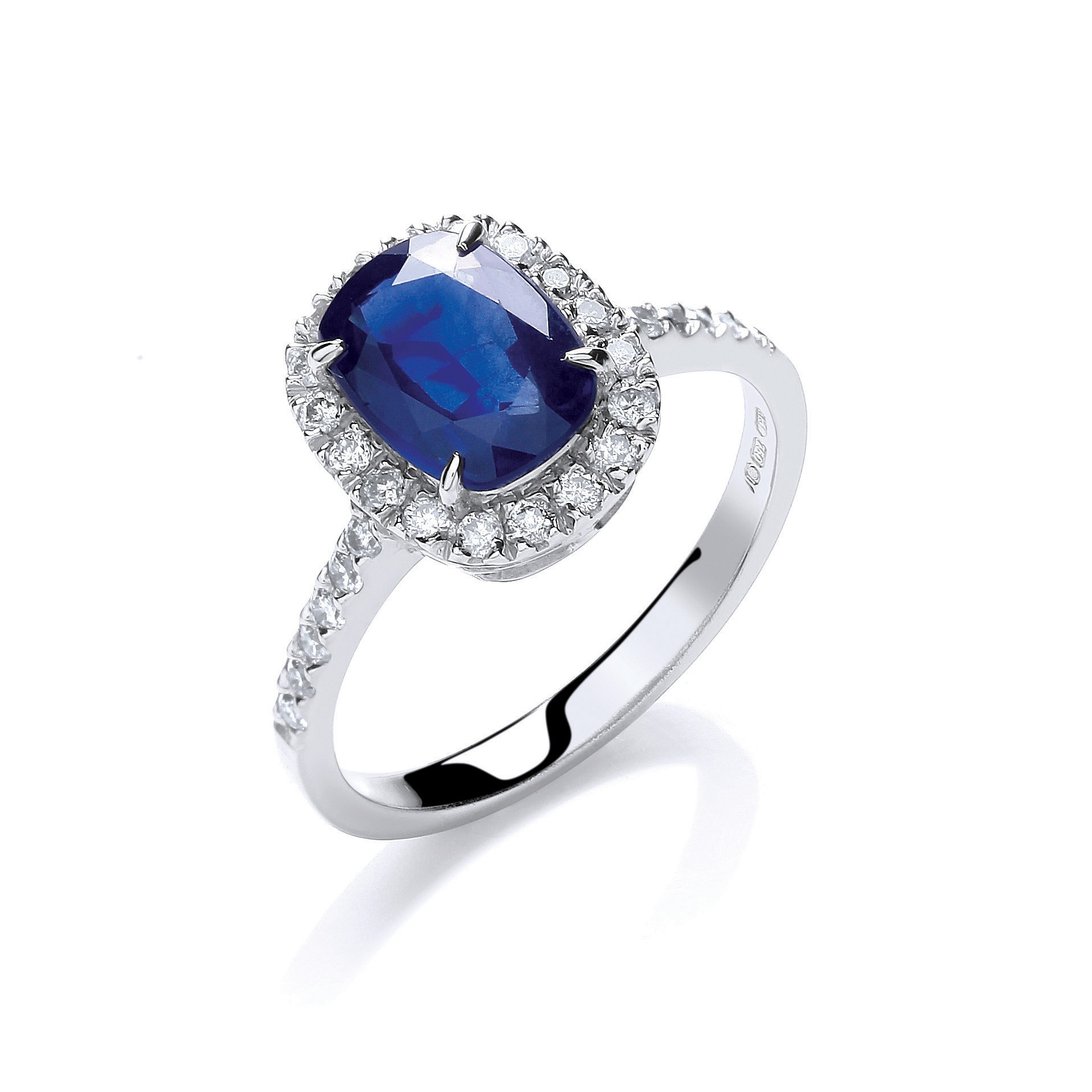 Addileigh Blue Sapphire  Engagement Ring