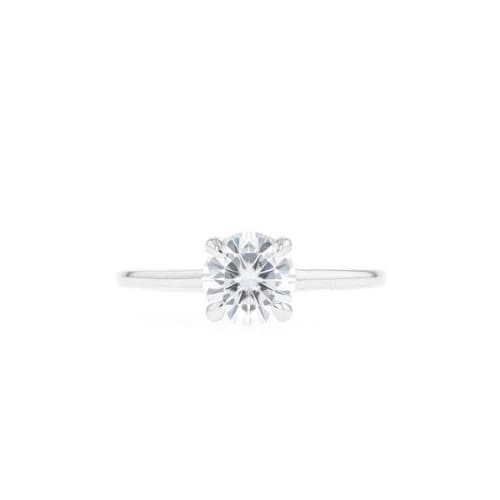 4 Prong Natural  Diamond Ring