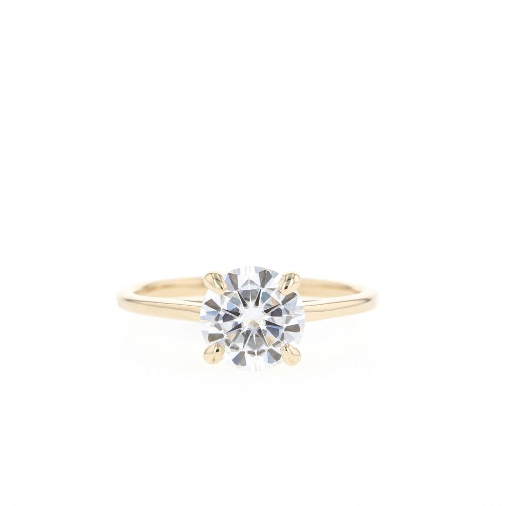 Calina Natural 4 Prong  Diamond Ring