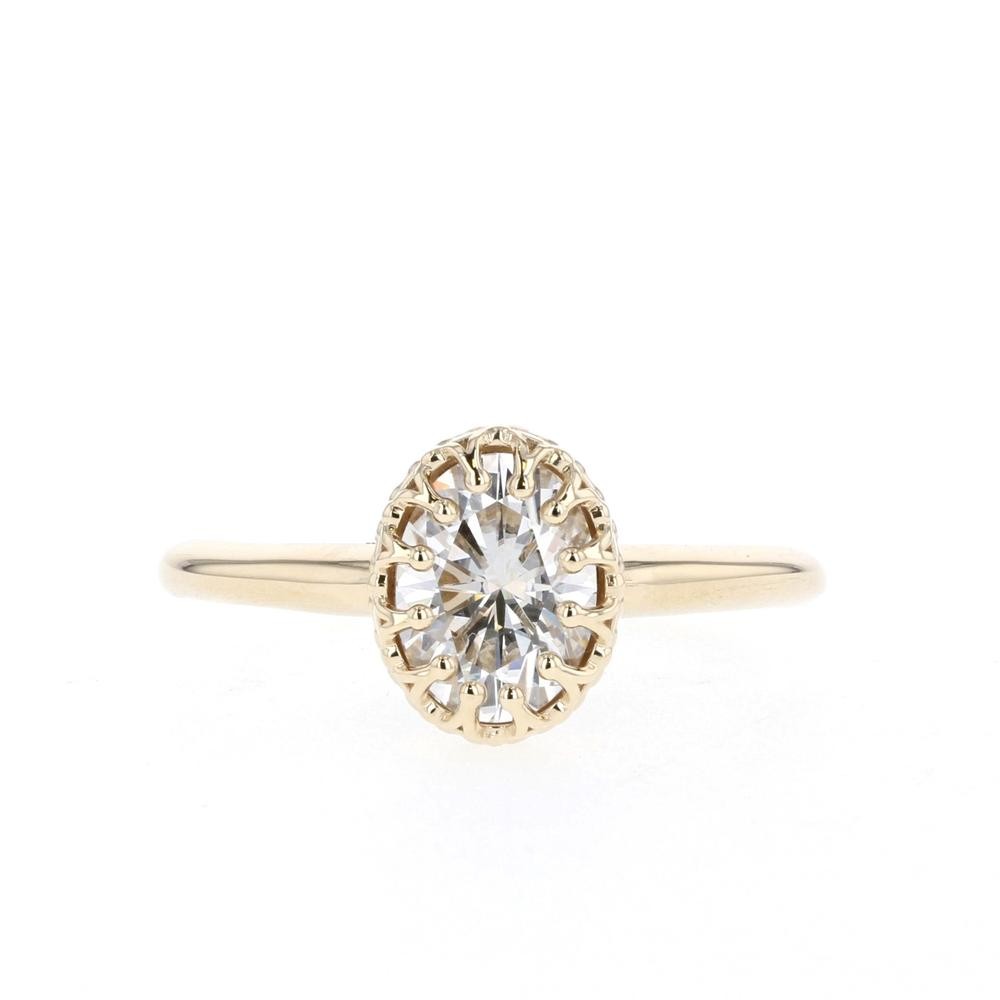 Prong Natural Diamond  Engagement Ring