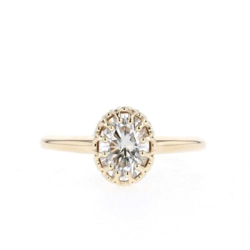 Prong Natural Diamond  Engagement Ring