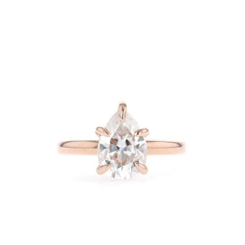 Prong Natural  Diamond Ring