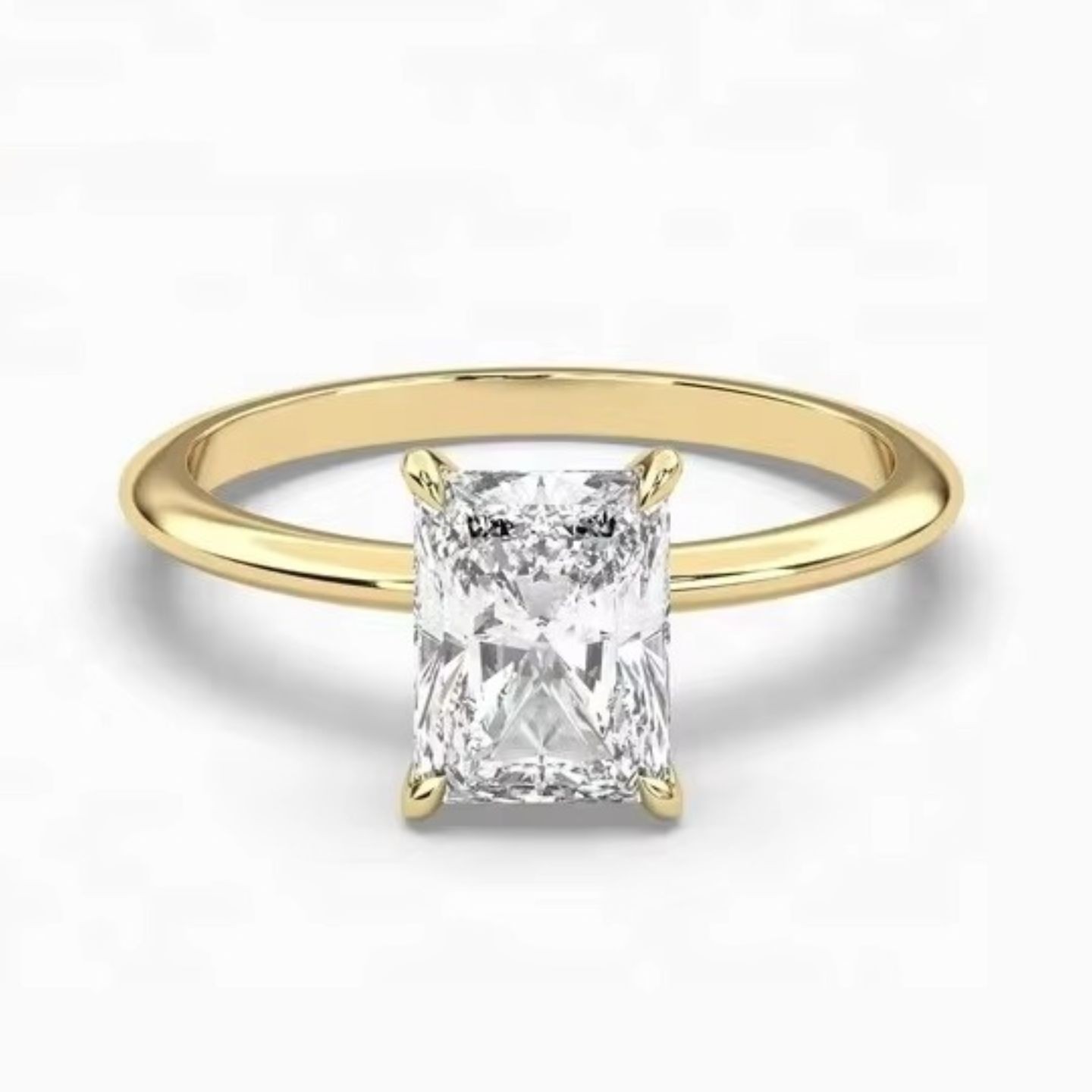 Chante Natural Diamond 4 Prong  Engagement Ring