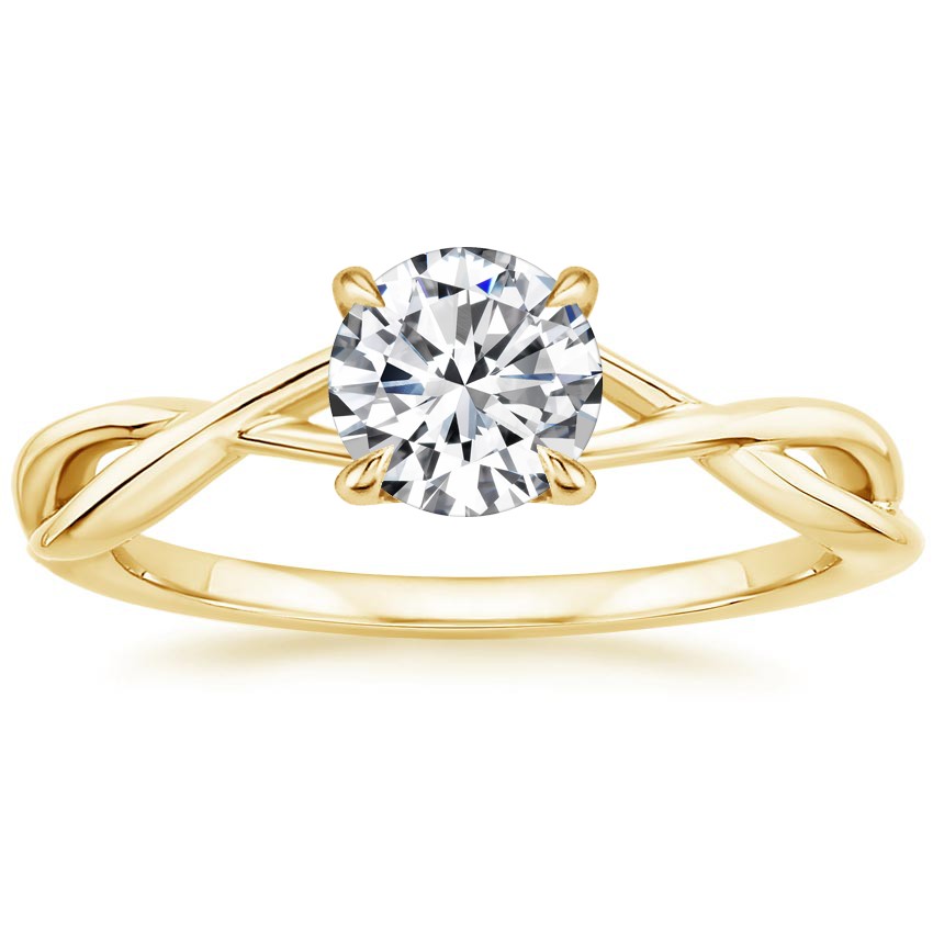4 Prong Natural  Diamond Ring