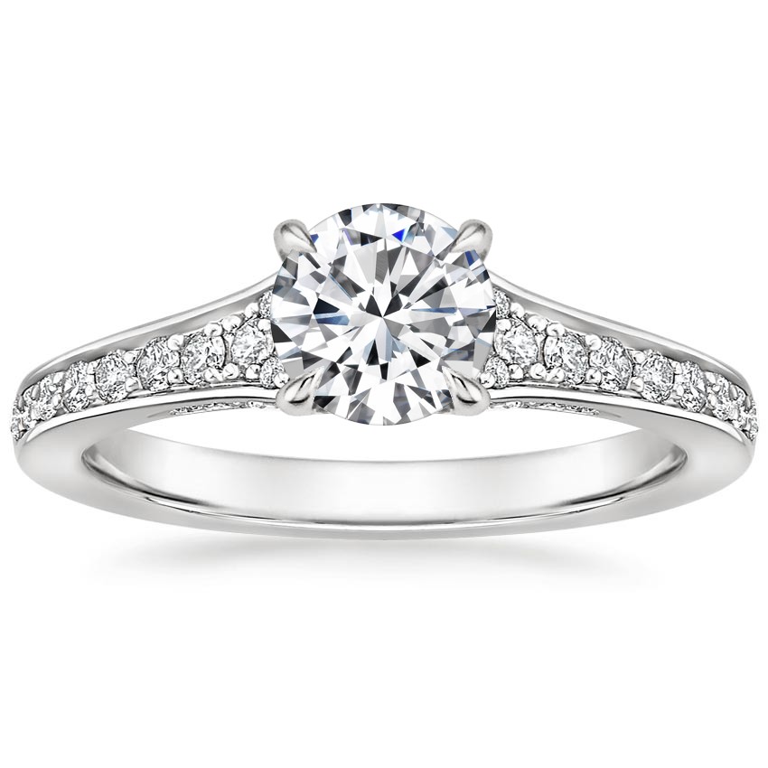4 Prong Natural  Diamond Ring