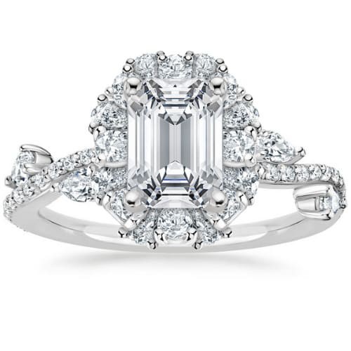 4 Prong Set 0.20 - 3.00 Carat Natural Diamond  Engagement Ring