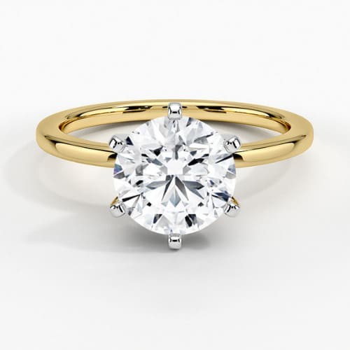 Vijaya Natural 6 Prong  Diamond Ring