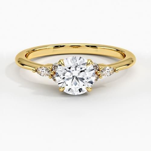 4 Prong 0.20 - 3.00 Carat Natural Diamond  Engagement Ring