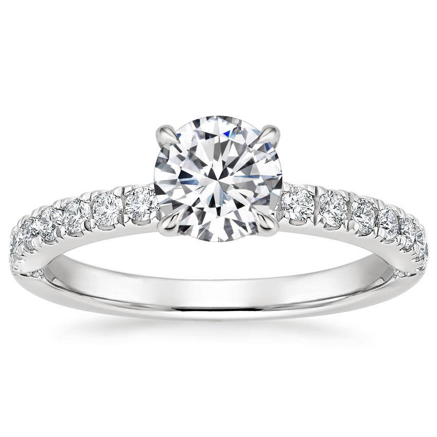 4 Prong 0.20 - 3.00 Carat Natural Diamond  Engagement Ring