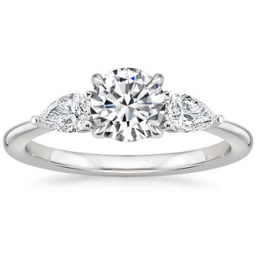 4 Prong Set 0.20 - 3.00 Carat Natural Diamond  Engagement Ring