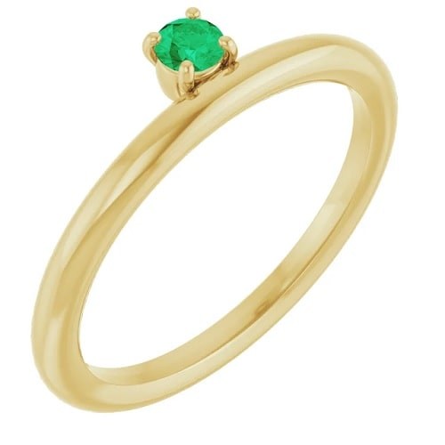 Xalia Emerald  Engagement Ring