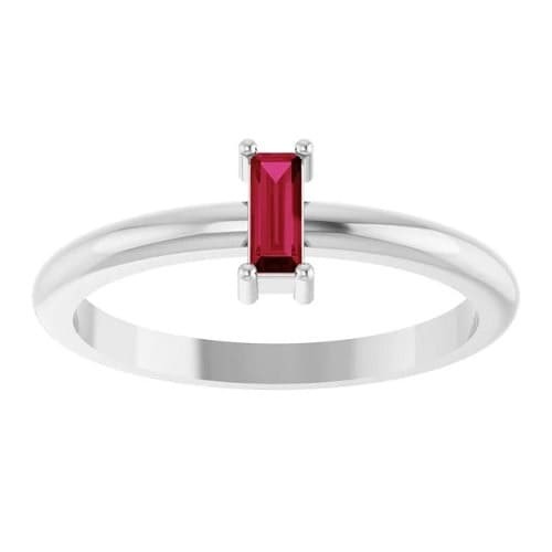 Delora Lab Grown Ruby 4 Prong 