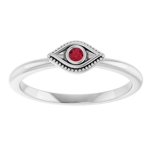 Delma Natural Ruby Bezel 