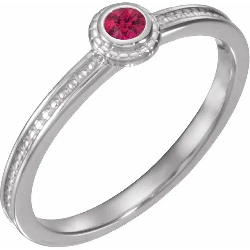 Jane 0.20 Carat Natural Ruby 