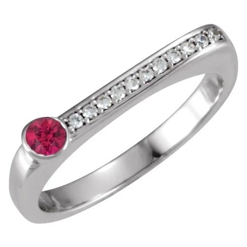 Luciana 0.26 Carat Natural Ruby 