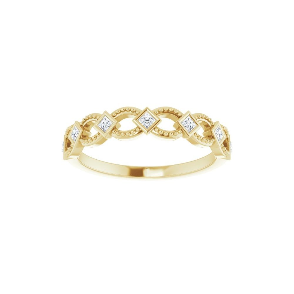 Dineo Lab-Created Bezel  Diamond Ring