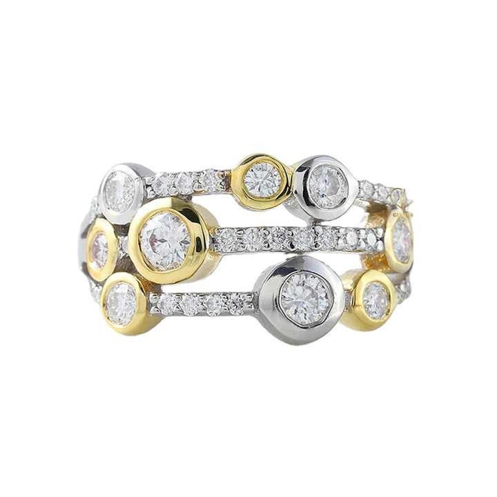 Pecola Natural Bezel Set  Diamond Ring