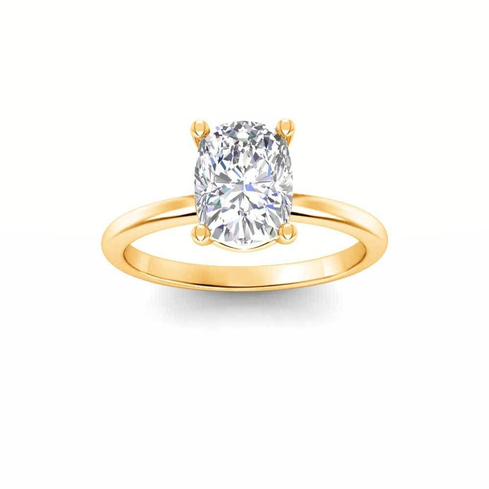 Earlina Natural Diamond 4 Prong  Engagement Ring