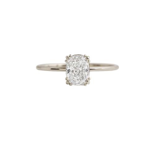 Albreta Natural Diamond Prong Set  Engagement Ring