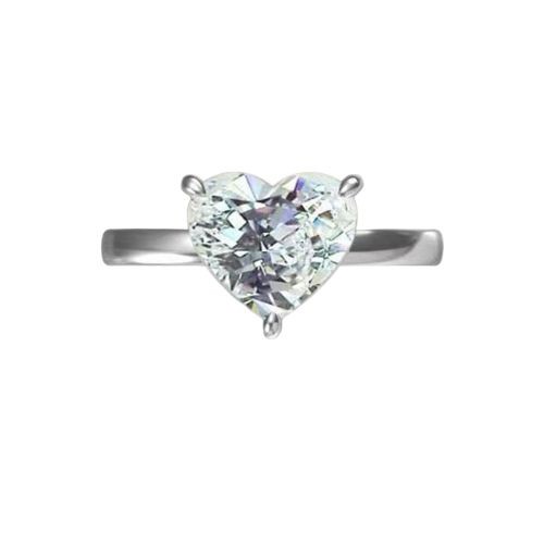 Medolin Natural Diamond 3 Prong  Engagement Ring