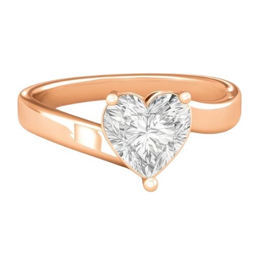 Earlin Natural Diamond 3 Prong  Engagement Ring