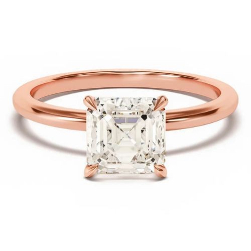 Eloniya Natural Diamond 4 Prong  Engagement Ring