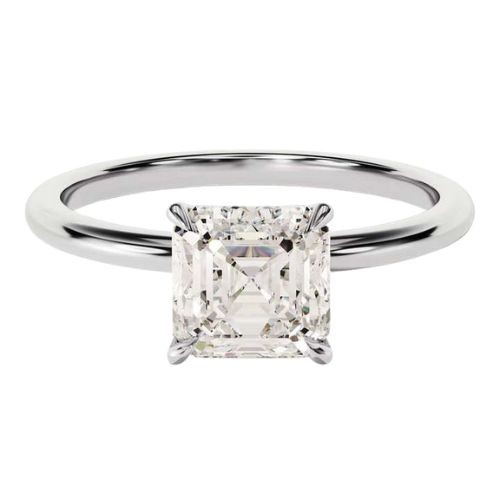 Eloniya Natural Diamond 4 Prong  Engagement Ring