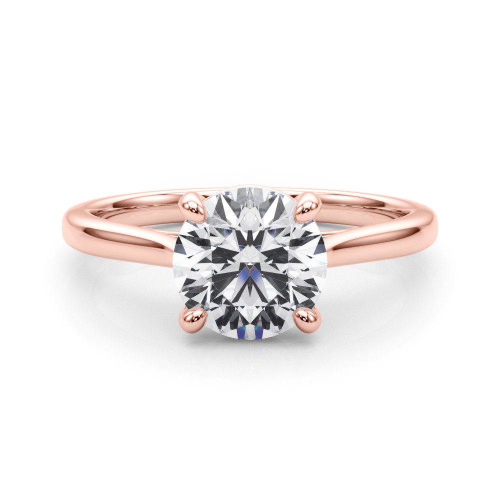 Zalaya Lab-Created 4 Prong Setting  Diamond Ring
