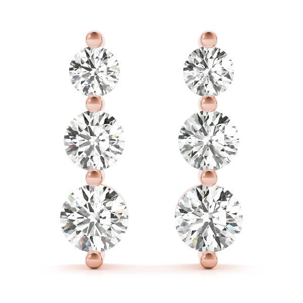 Fhyllis Natural  Diamond Earrings