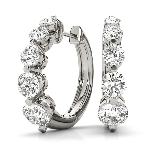 Natural  Diamond Earrings