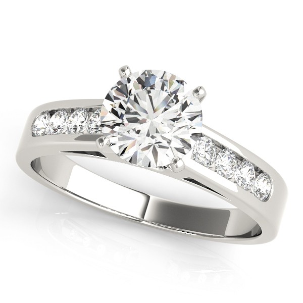 Zahra Lab-Created Diamond 4 Prong Setting  Engagement Ring