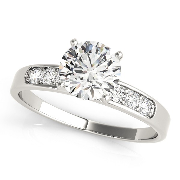 Zylah Lab-Created Diamond 4 Prong Setting  Engagement Ring