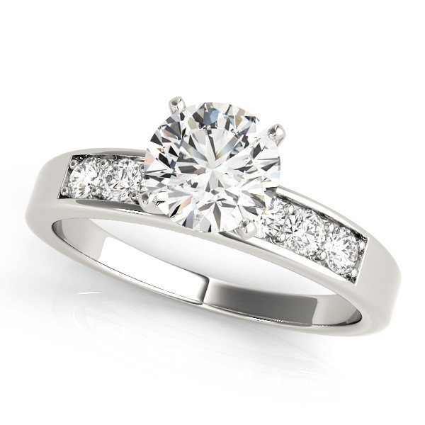 Zayed Lab-Created Diamond 4 Prong Setting  Engagement Ring