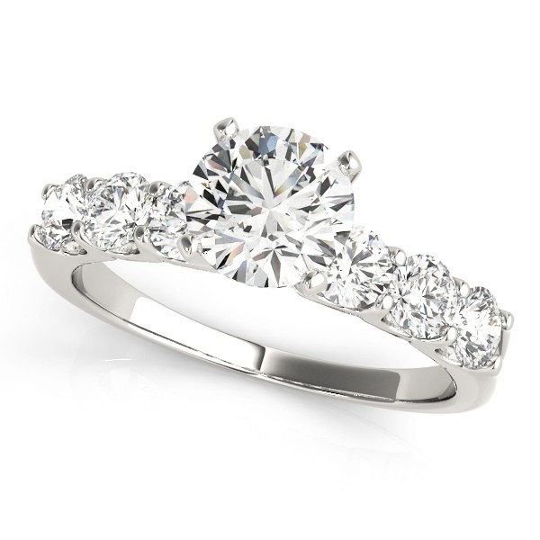 4 Prong Natural Diamond  Engagement Ring