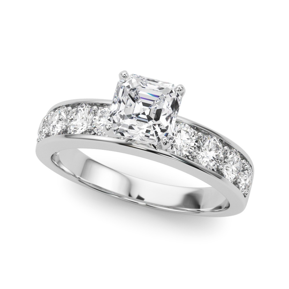 Zola Lab-Created Diamond 4 Prong Setting  Engagement Ring