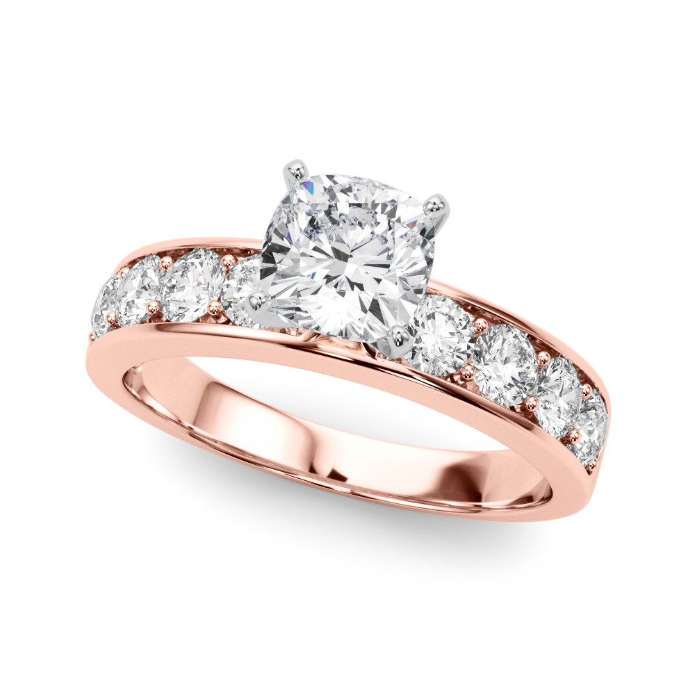 Zaria Lab-Created Diamond 4 Prong Setting  Engagement Ring