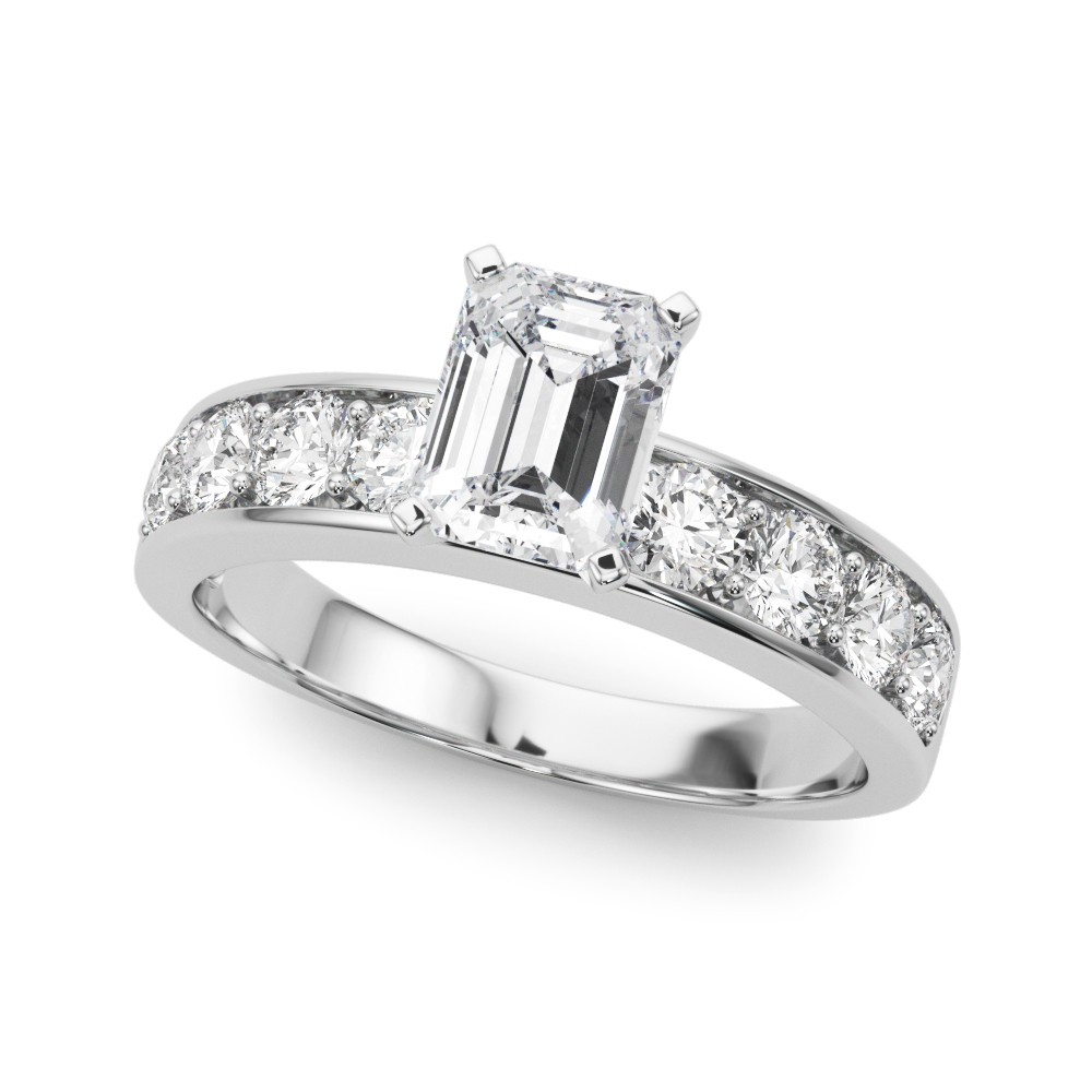 Zahir Lab-Created Diamond 4 Prong Setting  Engagement Ring