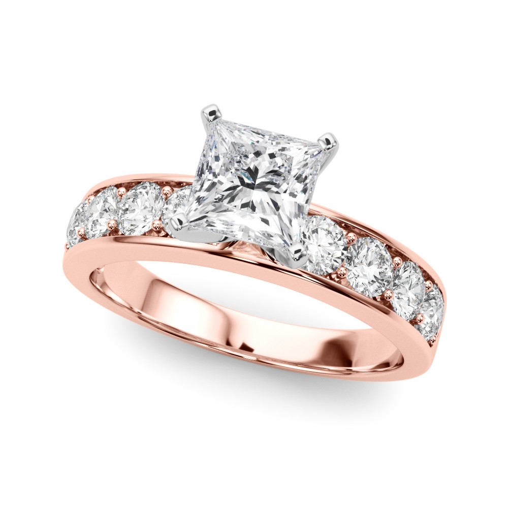 Zaniyah Lab-Created Diamond 4 Prong Setting  Engagement Ring