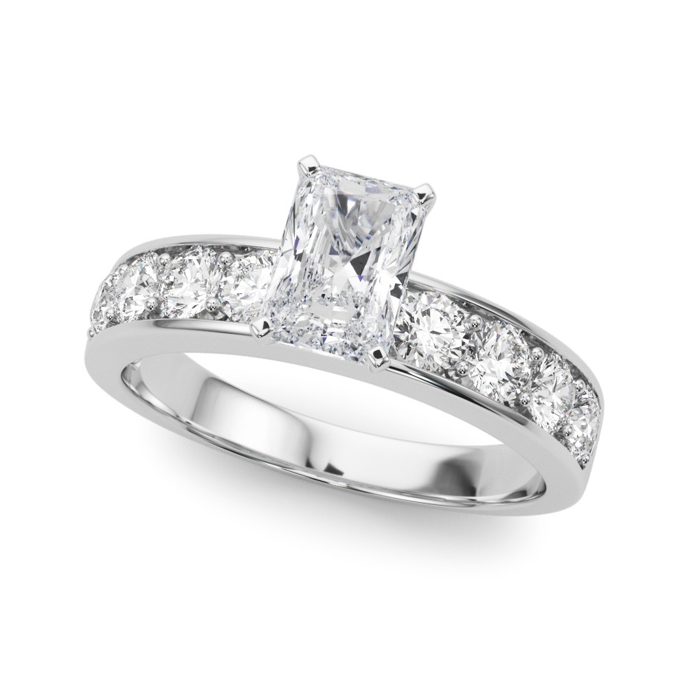 Zoie Lab-Created Diamond 4 Prong Setting  Engagement Ring
