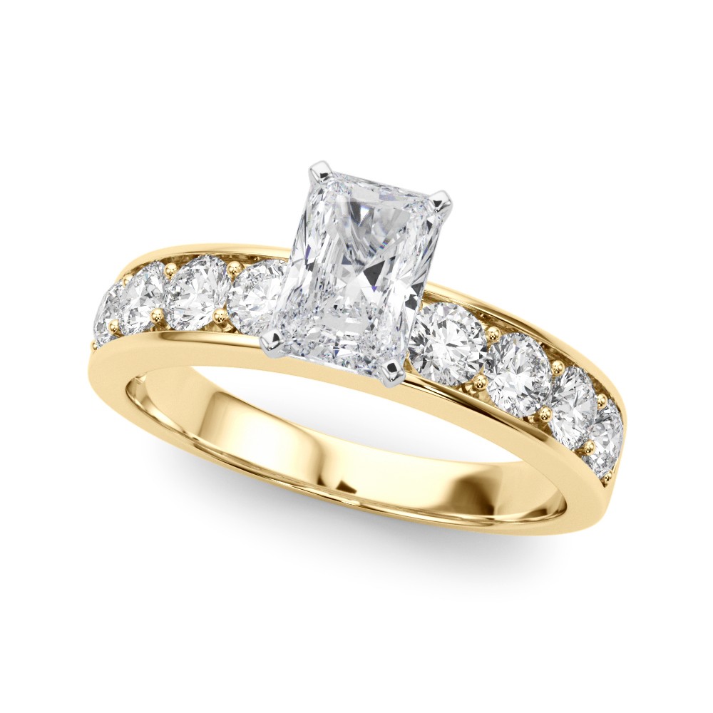Zoie Lab-Created Diamond 4 Prong Setting  Engagement Ring
