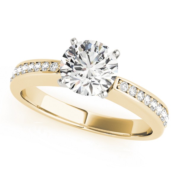 Ziyad Lab-Created Diamond 4 Prong Setting  Engagement Ring